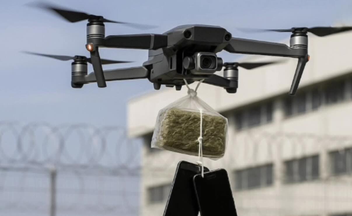 Droni sul carcere di Poggioreale