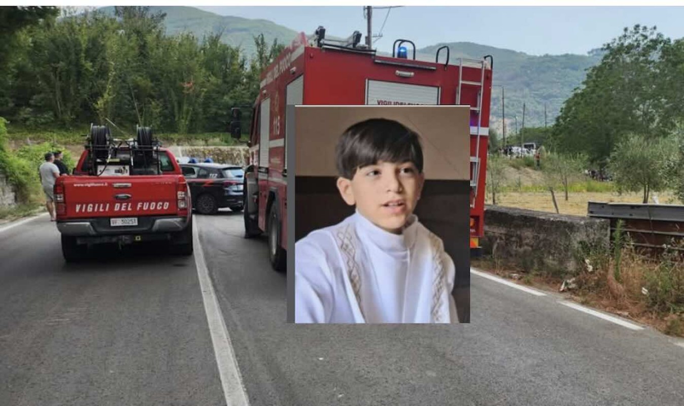 Ultimo addio a Christian Romano, il bimbo tragicamente deceduto sulla mini moto: indagini sul padre