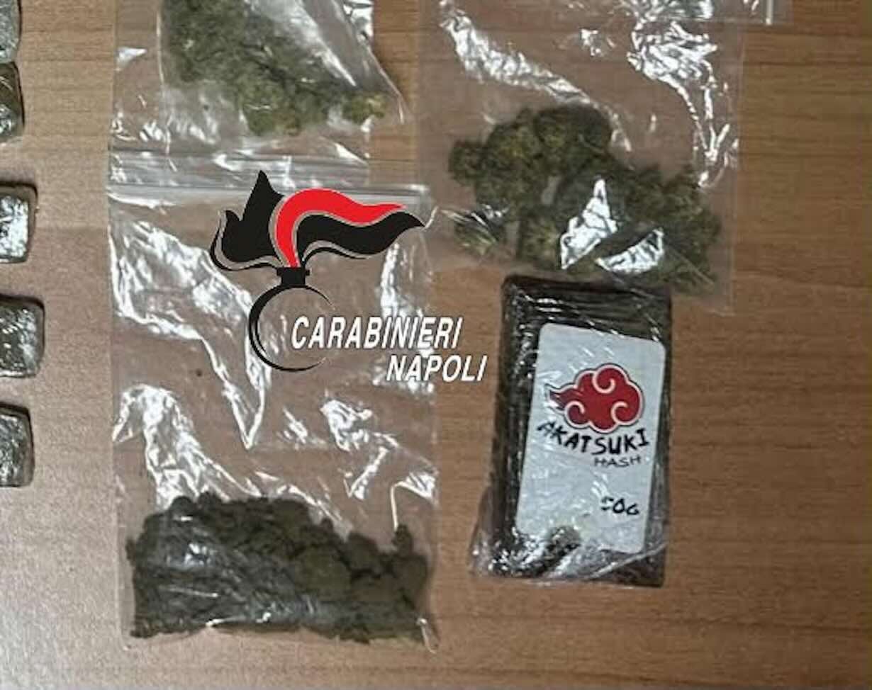 Blitz dei Carabinieri a Napoli: scoperta una rete di spaccio con hashish ispirato ai manga e arresto di un incensurato